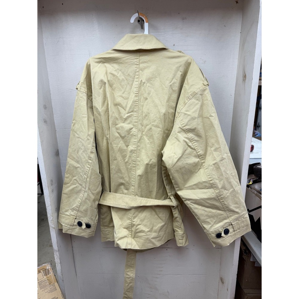 #49 New KBB Women's Tan Open Front Jacket With Belt Size XXS - Picture 5 of 5